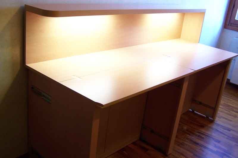 scrivania Lorenzo legno nobilitato